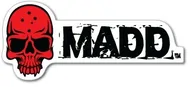 Dolga nalepka MGP - rdeča – Madd Gear